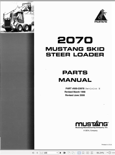 mustang 2070 skid steer how to operate|mustang 2070 parts manual.